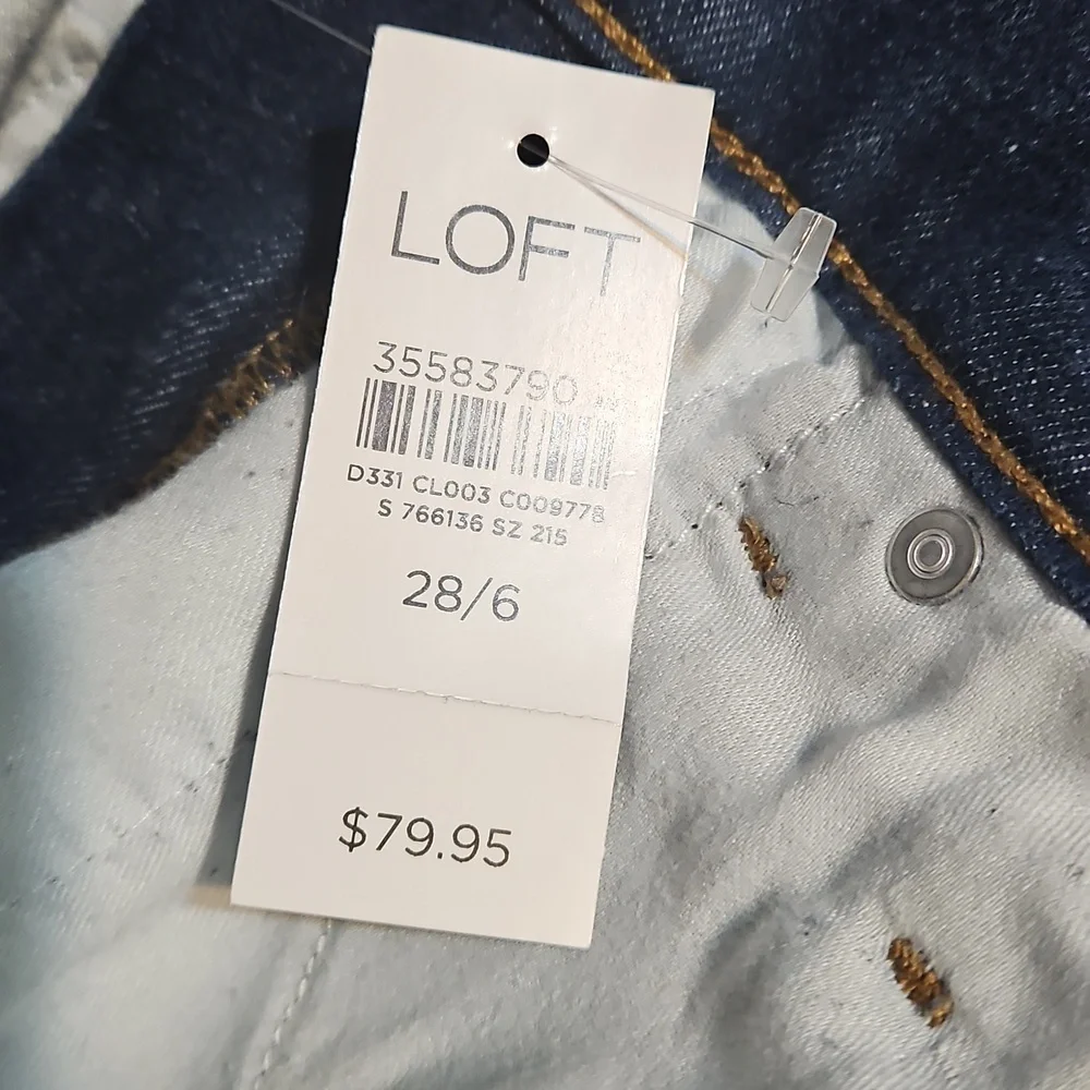 LOFT Dark Blue Skinny Jeans - Picture 12 of 12